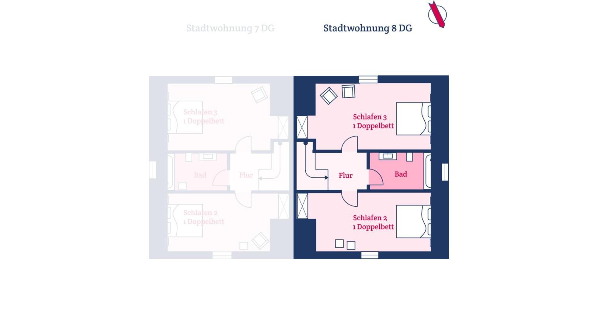 Stadtwohnung 8 Wyk auf Fohr Bagian luar foto